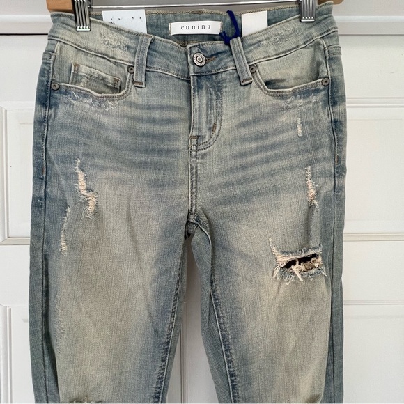 NWT Eunina Mica Distressed Low Rise Skinny Ankle size 3 - Picture 2 of 8